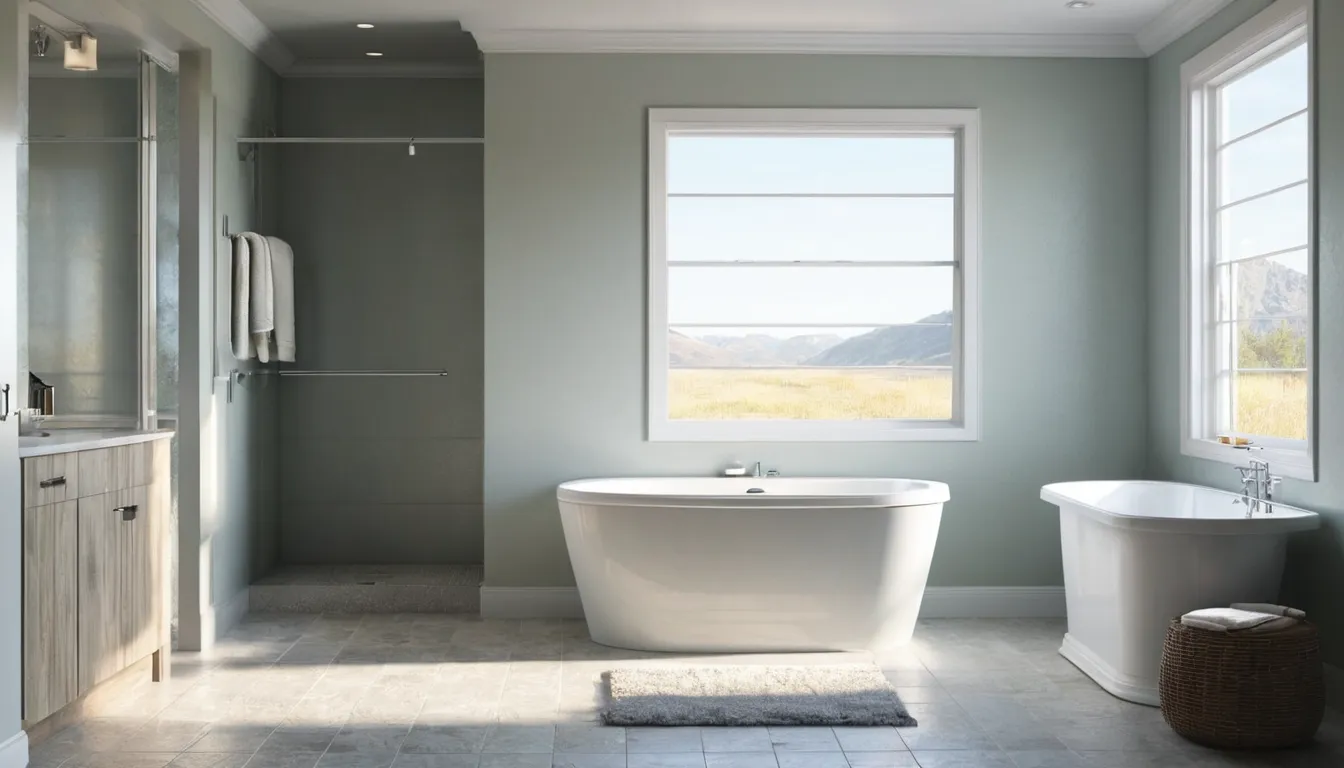 A bright, comfortable bathroom with a walk-in tub in a home near Kinnelon